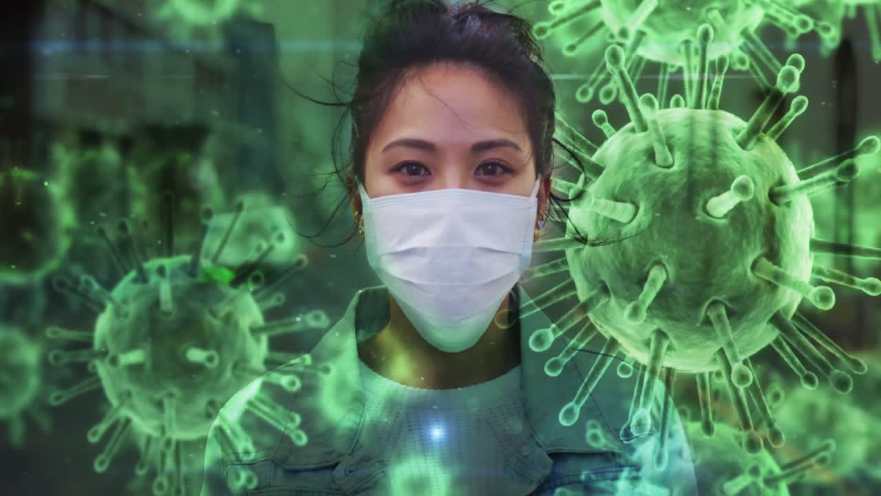 coronavirus covid19 concepto de animación 4k