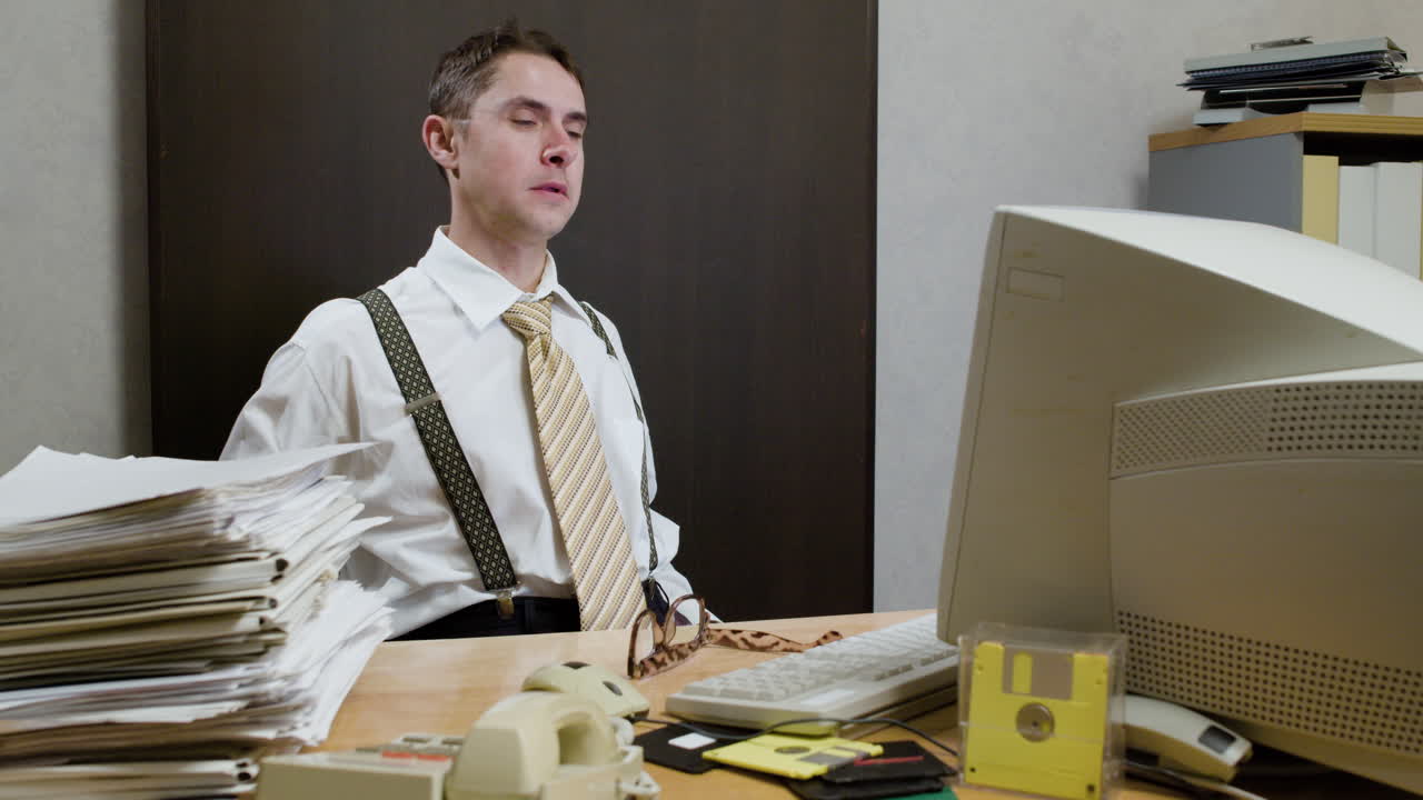 винтажный офис.