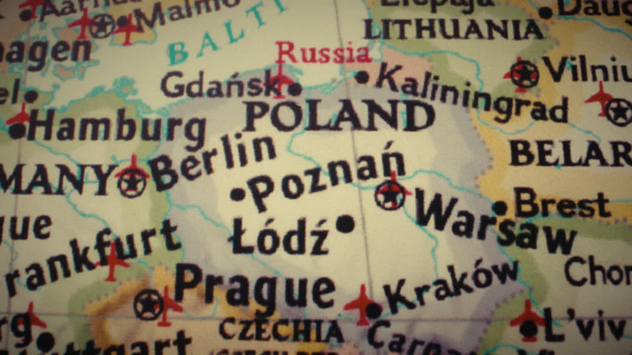 Detailed map of Central and Eastern Europe