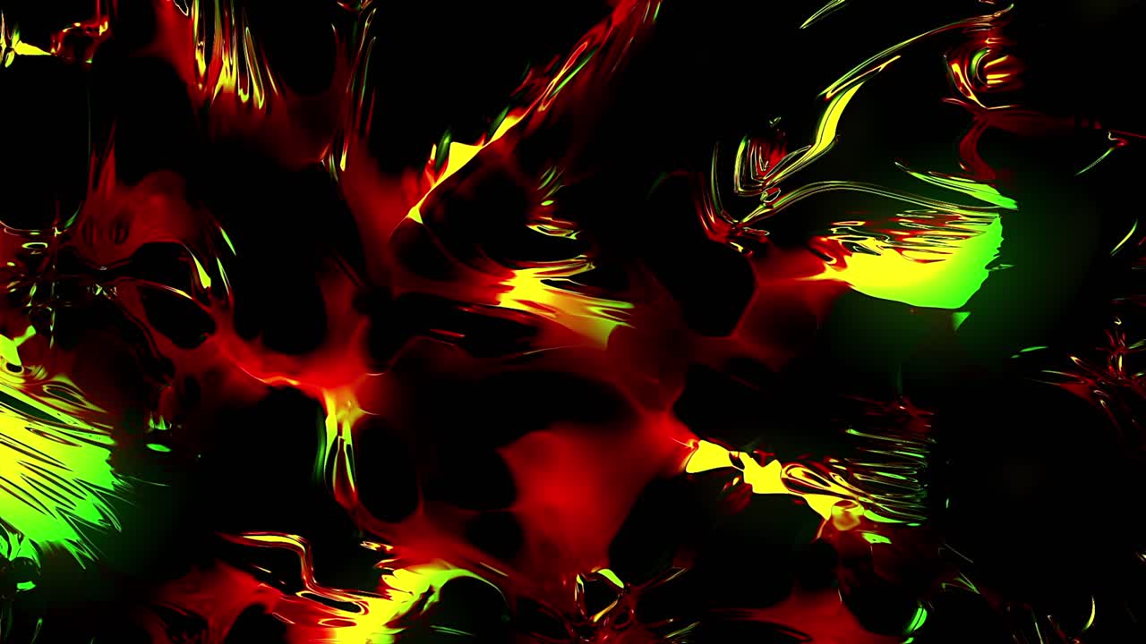 arte digital abstracto con colores vibrantes y formas líquidas