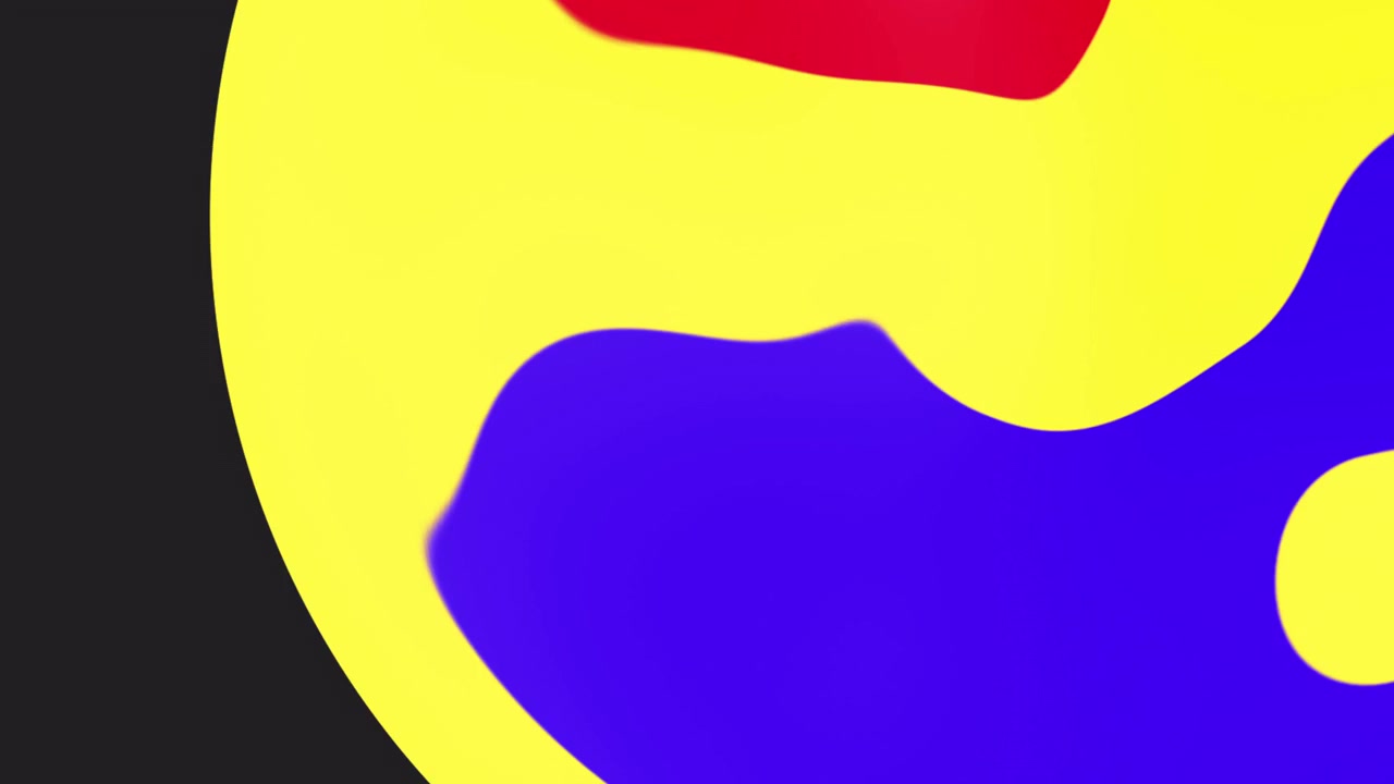 Sfondo animato astratto con movimento liquido e colori vivaci