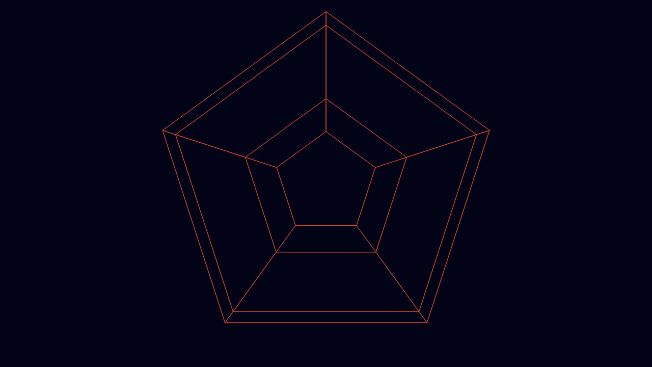 흥미진진한 검은색과 오렌지색의 기하학적 디자인