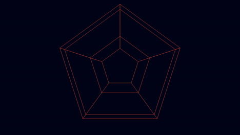 intriguing black and orange geometric design