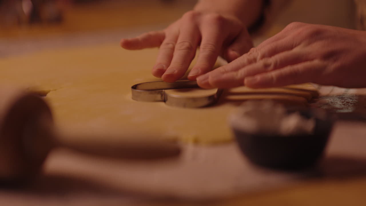 Making Heart-Shaped Cookies