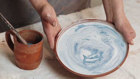 ceramic plate painting