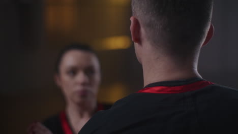 martial arts training session