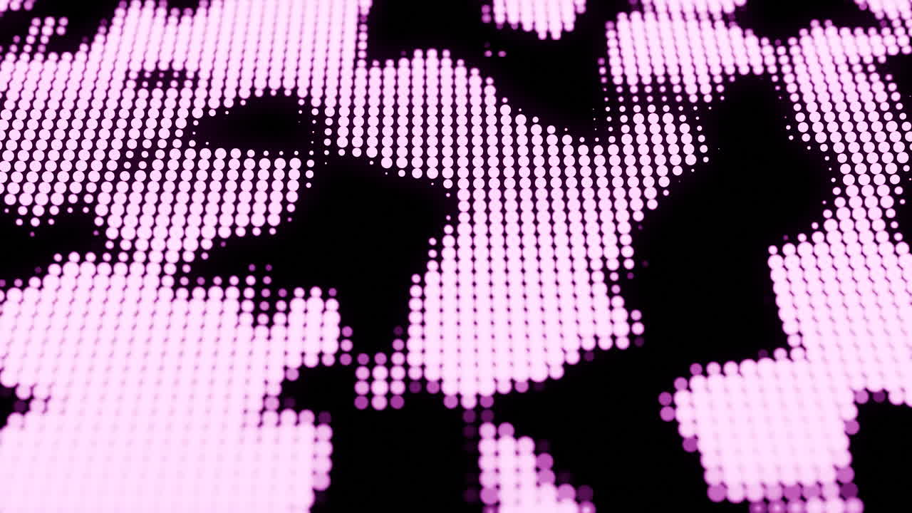 Abstract Dynamic Purple Dot Pattern