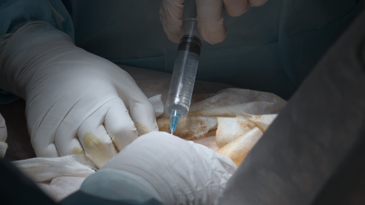 외과적 절차 주사