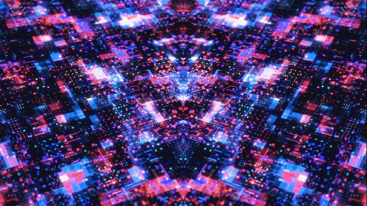 patrón de placa de circuito digital abstracto