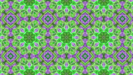 3d looped abstract ornate decorative background. hypnotic trendy kaleidoscope.