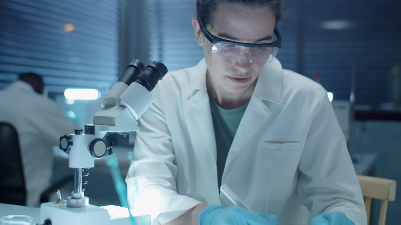 Female Scientist Doing Laboratory Research