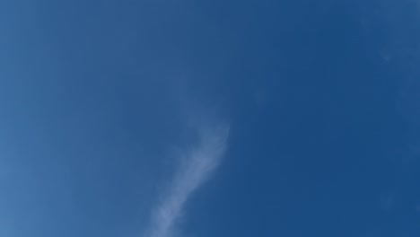 clouds time lapse at dawn on a clear day