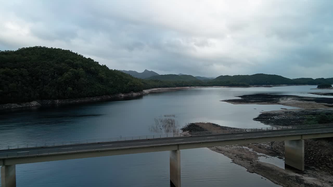 오스트레일리아 태즈매니아 버버리 호수 (burbury lake) 의 환상적인 풍경.