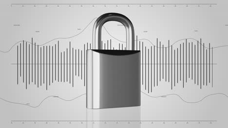 protección de datos, seguridad digital, animación con diagramas gráficos.