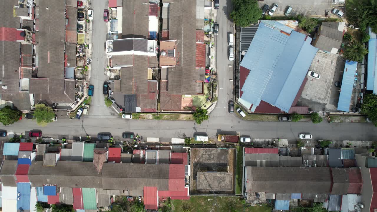 Aerial Views of Residential Areas and Roads