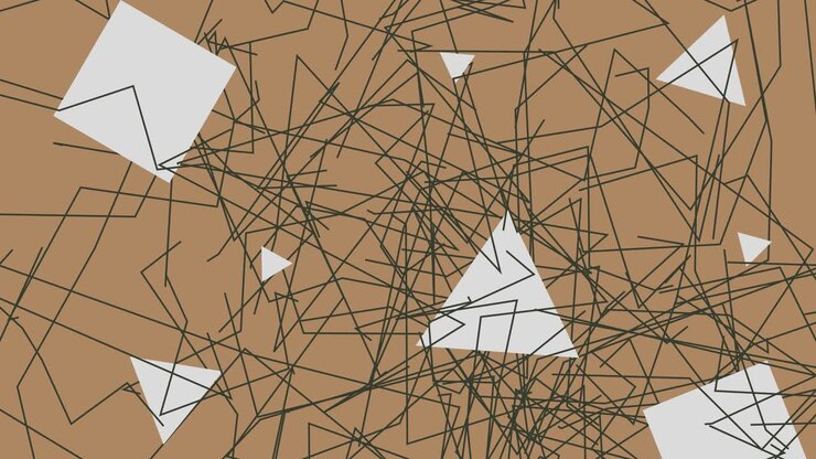 Modern Abstract Brown Animated Background