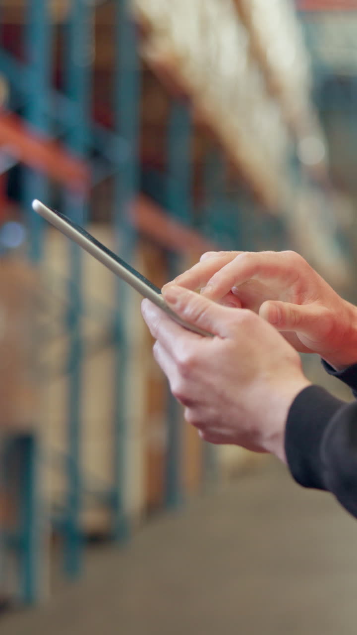 Warehouse Inventory Management with Tablet