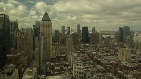 this is a time lapse of lower manhattan skyline