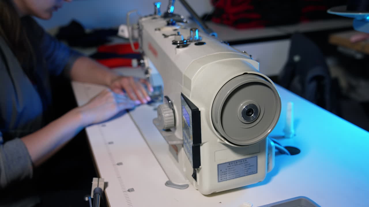 Female in clothing manufactory