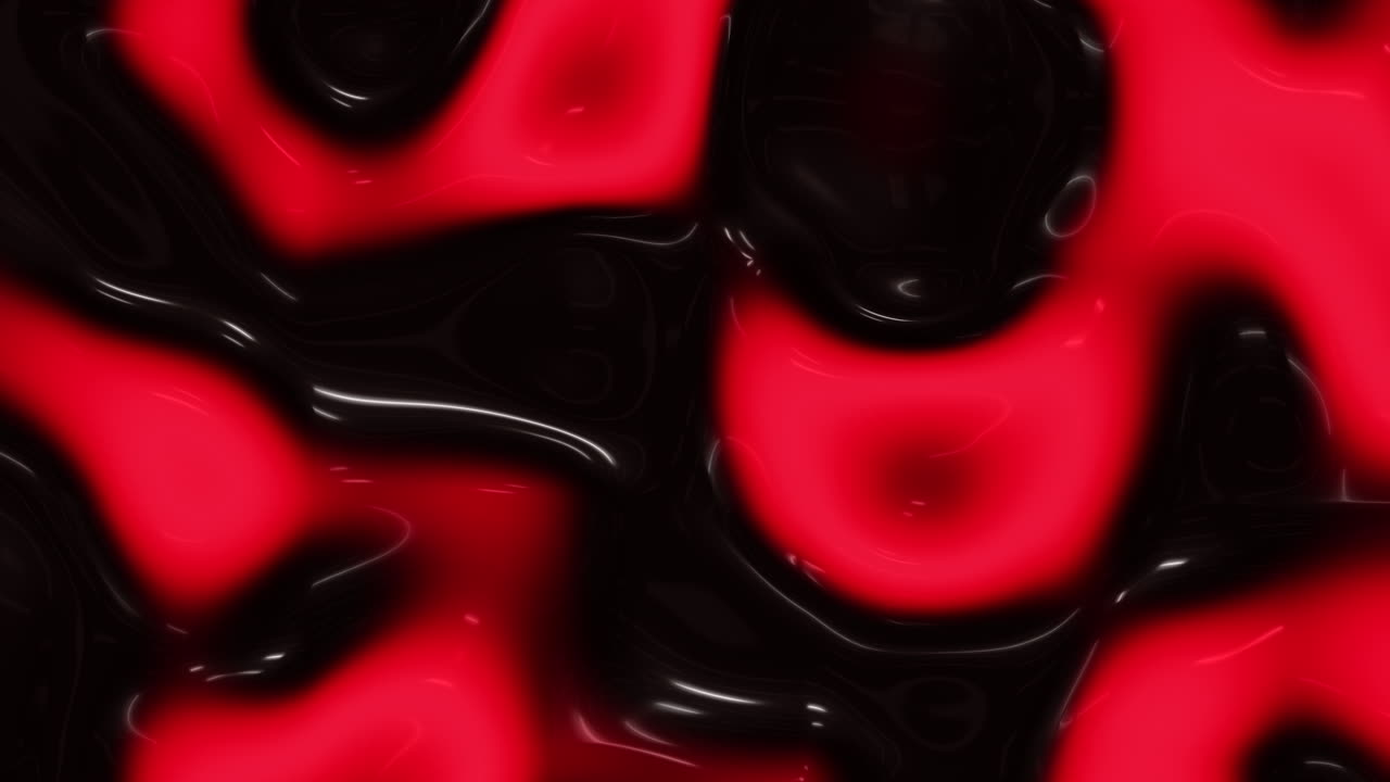 Closeup fantasy chaos liquid waves in dark space
