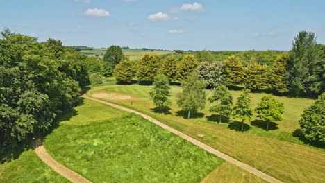 drone captures uk park