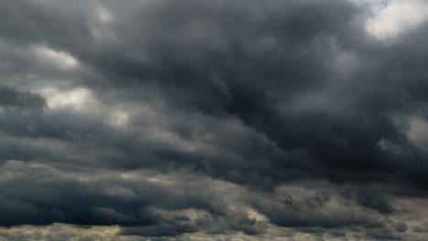 beautiful dark dramatic sky with stormy clouds time lapse before the rain