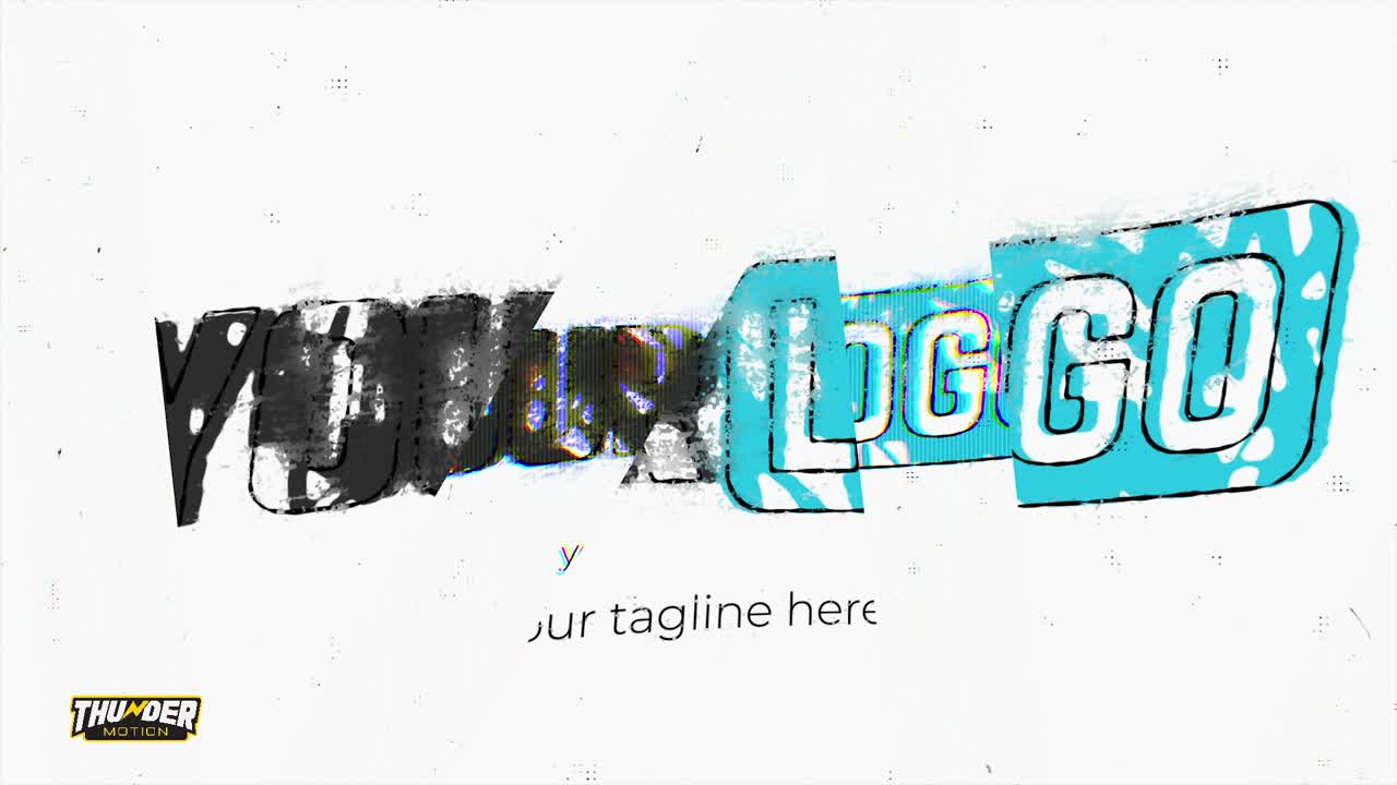 Scribble Glitch Intro