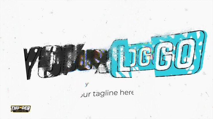 Scribble Glitch Intro