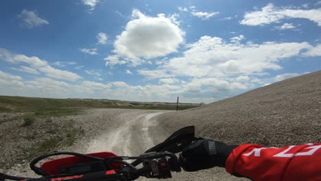 dirtbike pov (山丘和山谷的摩托車) 運動區