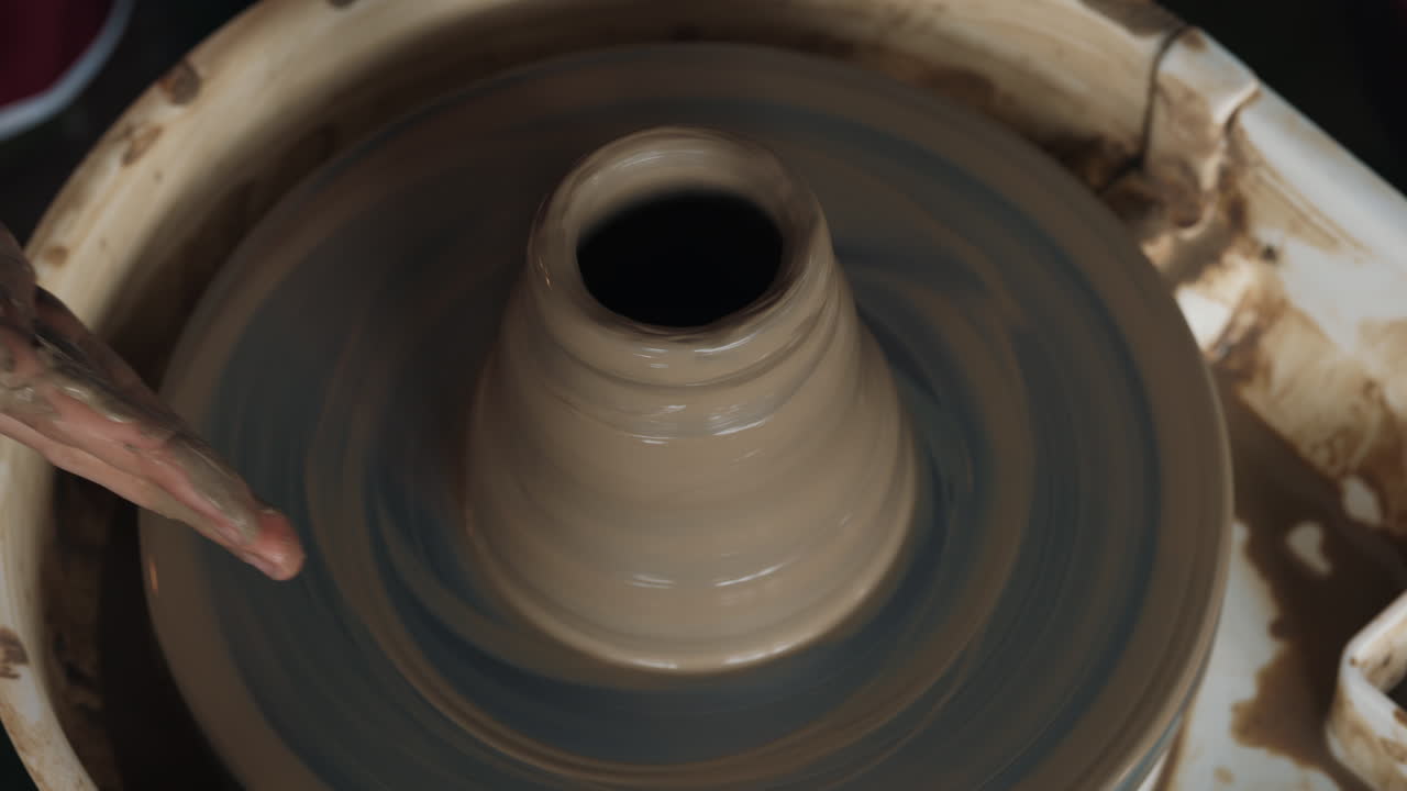 Pottery Wheel in Action