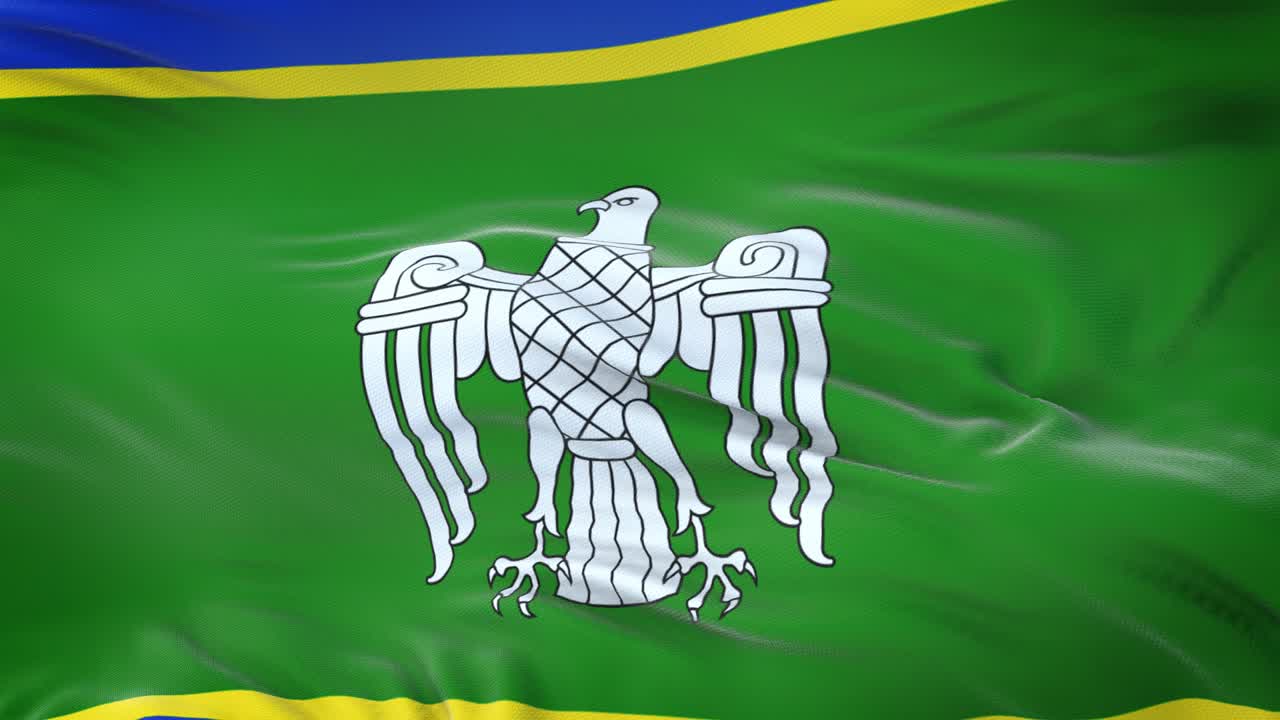 체르니프츠 지방 (우크라이나) 의 발이 바람에 흔들리고 있으며, 매우 상세한 직물 질감이 있습니다.