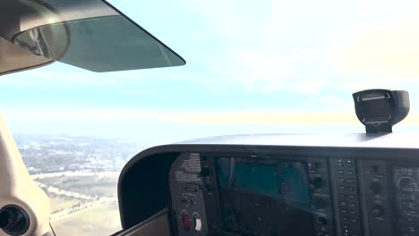 vista de avion desde la cabina