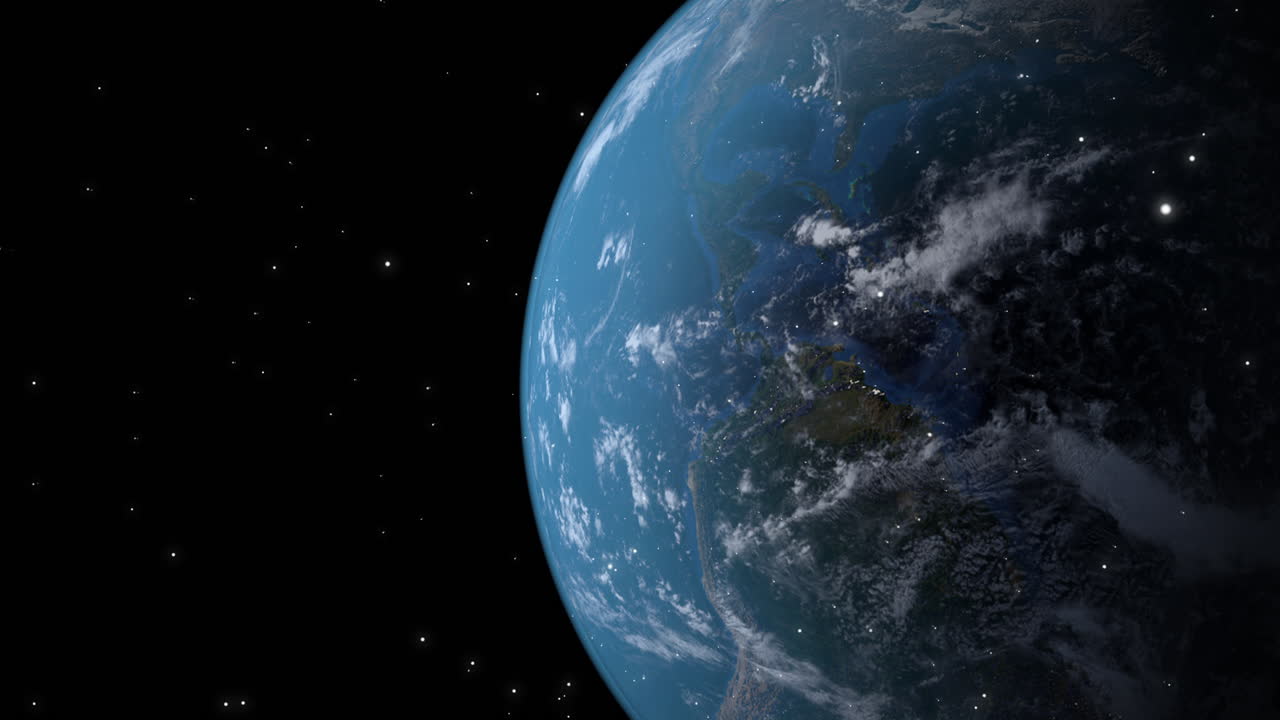 video de planeta o sobrevuelo aéreo