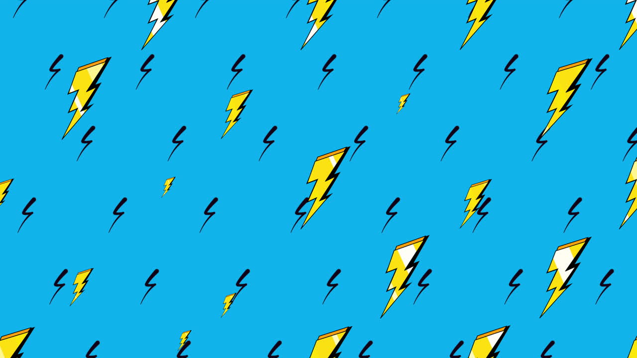 retro pohyb hrom na abstraktním pozadí 3