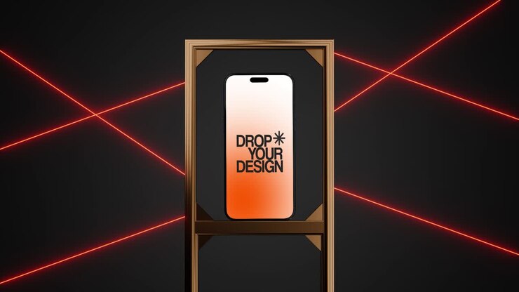 Mobile Phone Screen Mockup