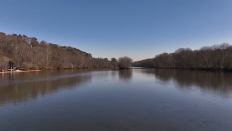 Luftaufnahme-Des-Chattahoochee-River-In-Roswell,-Georgia