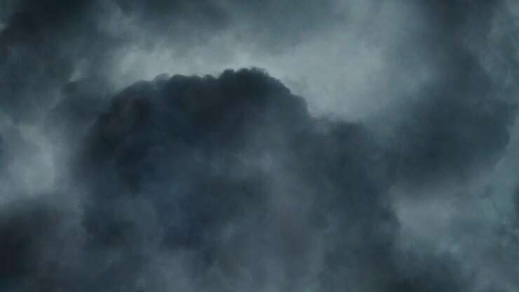 Heavy Lightning Storm Background 4K