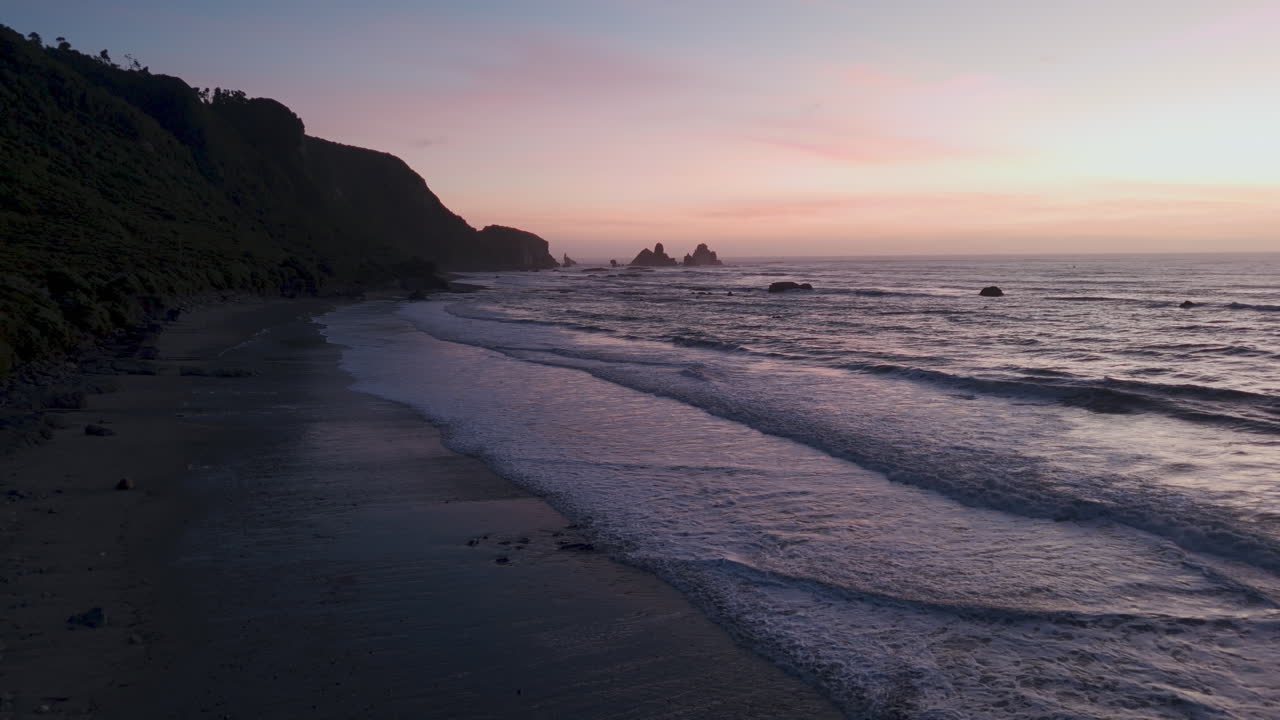 Coastal Sunset at Rocky Beach
