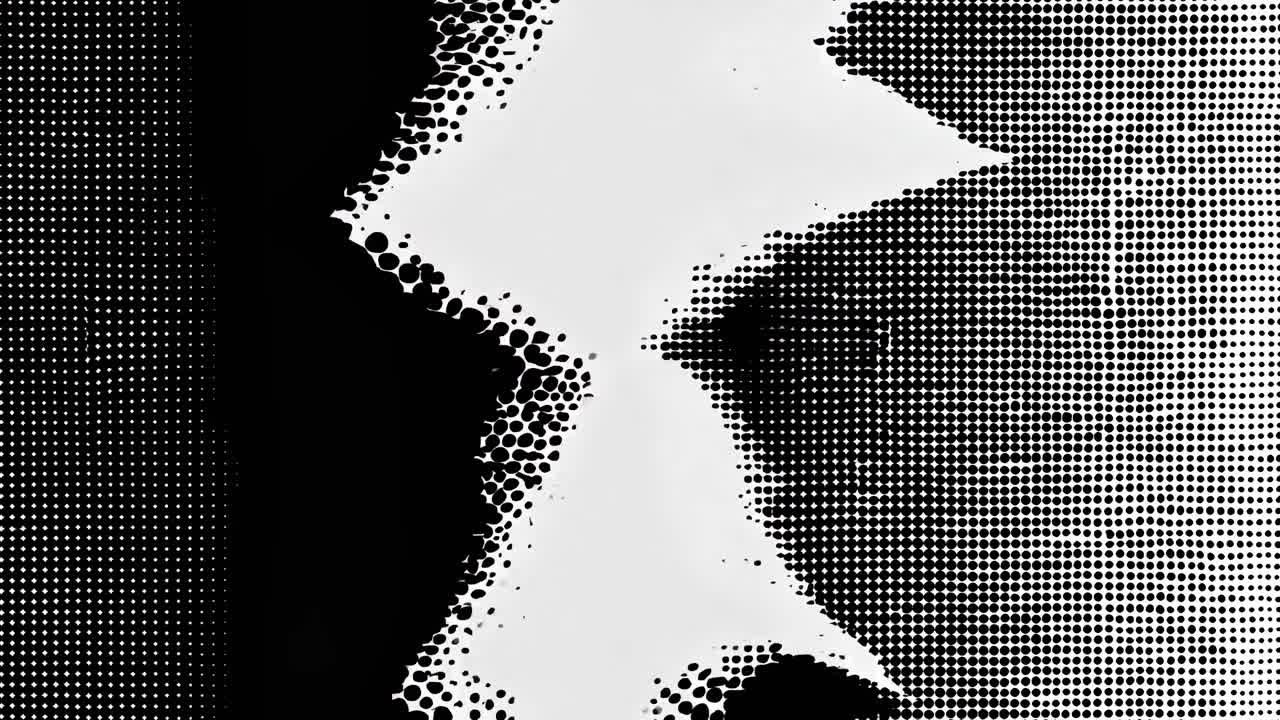 Abstract black and white dotted pattern. Dotted texture creates a unique abstract design. Black