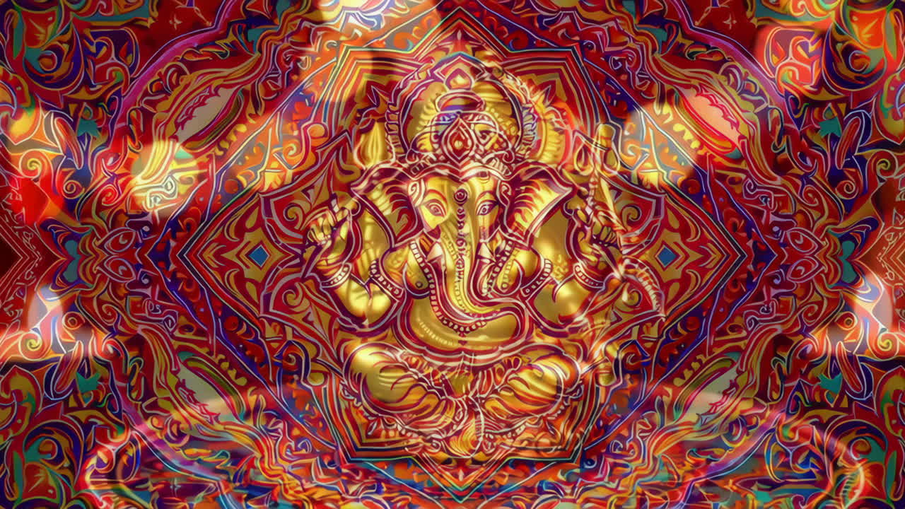 Ganesha Mandala Art