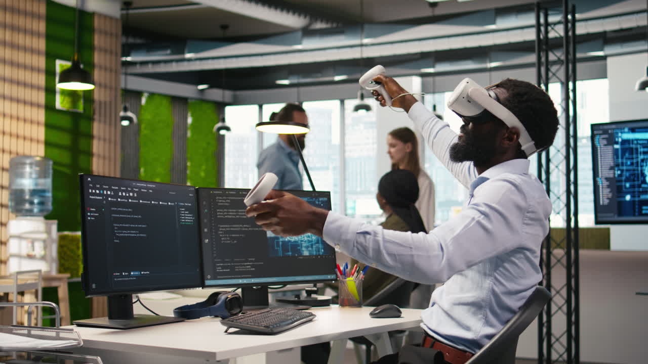 Admin Using Virtual Reality Tech, Automating Repetitive Tasks With Ai