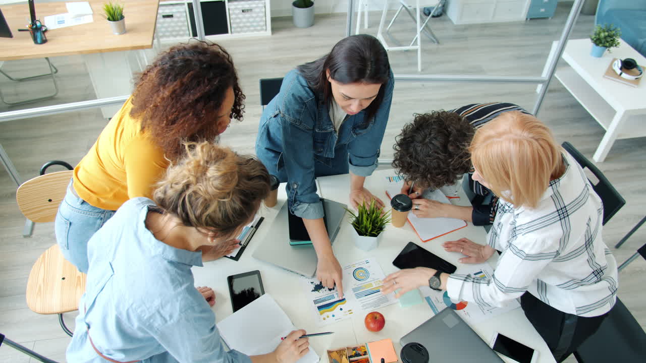 Diverse Team in a Collaborative Business Meeting