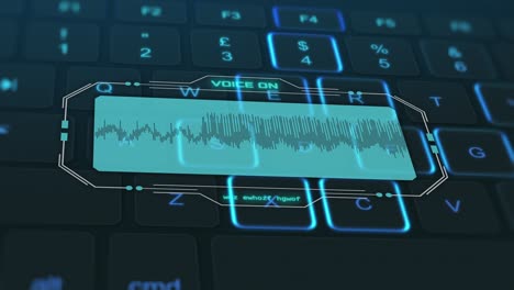 teclado de computadora controlado por voz