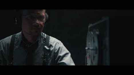 an intelligence officer listens to the wiretap recordings