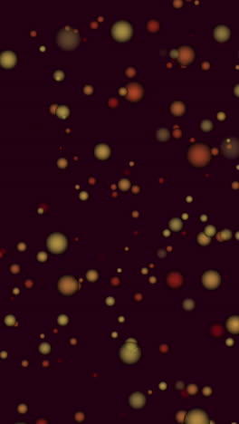 animación de puntos amarillos que se mueven sobre un fondo negro