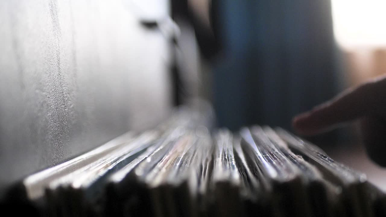 Looking Through Vinyl Records