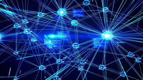 Abstract Network of Code and Connections