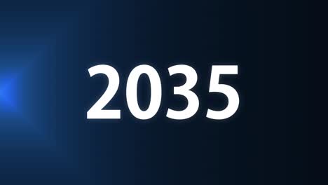 2035 text animation motion graphics