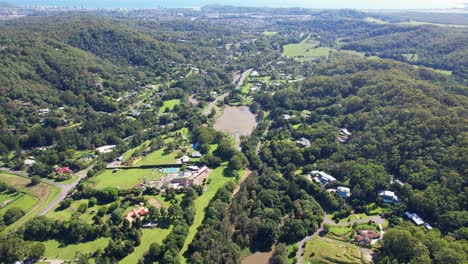 nature park by the currumbin creek in spring