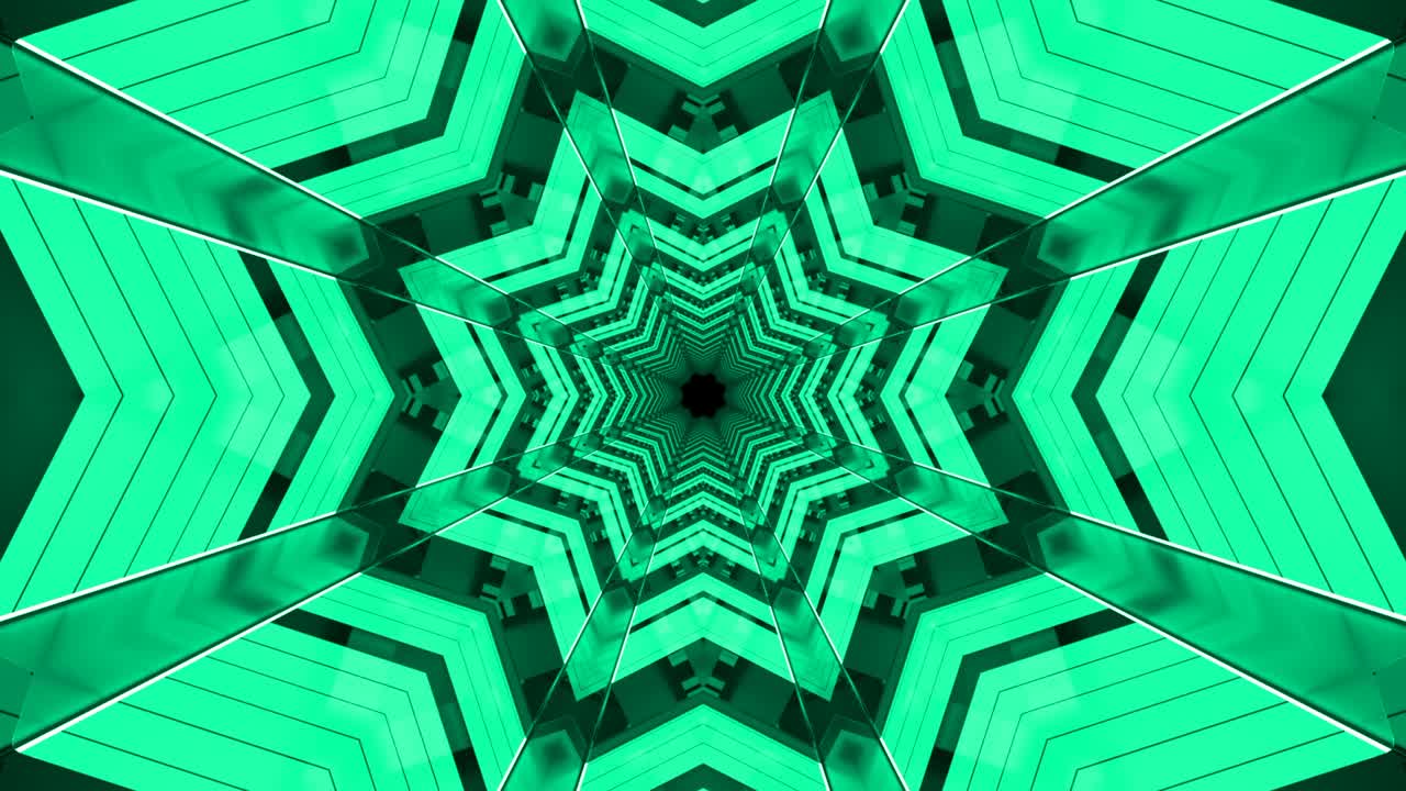 el túnel de fondo de la fiesta del bucle turquesa